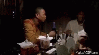 Paid In Full Dinner GIF - Paid In Full Dinner No Ribs No Rice No Champagne GIFs