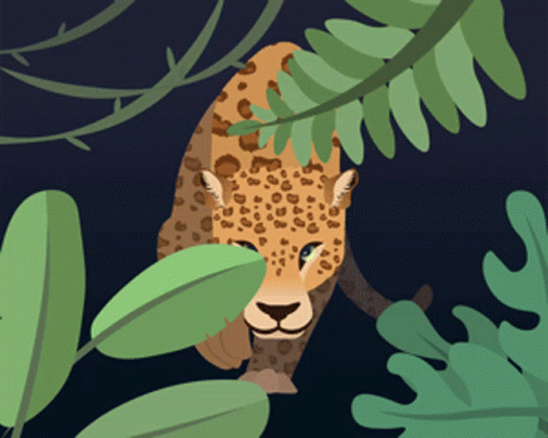 Leopard Illustration GIF - Leopard Illustration Beautiful GIFs