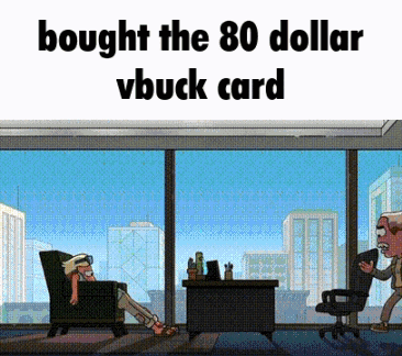 a cartoon of a man sitting in a chair talking to a man in a chair .