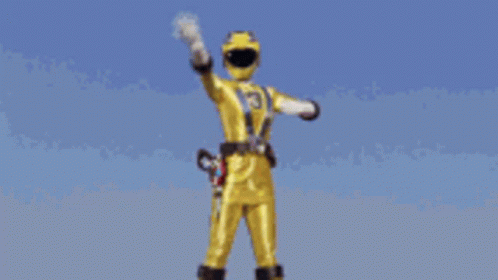 Power Rangers Yellow Ranger GIF - Power Rangers Yellow Ranger Pose GIFs