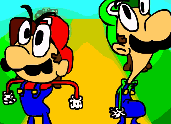 Mario Luigi GIF - Mario Luigi Farting GIFs