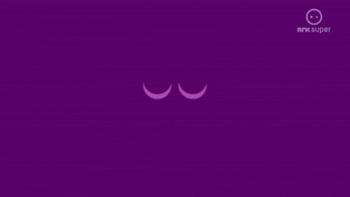 a purple and white circle with a star in the middle on a blue background with the words nrk super