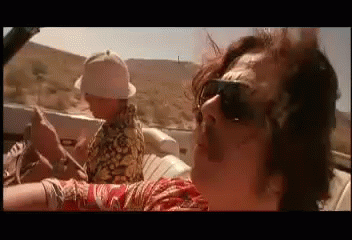 We Can'T Stop Here GIF - Fear And Loathing Las Vegas Pulll Over GIFs