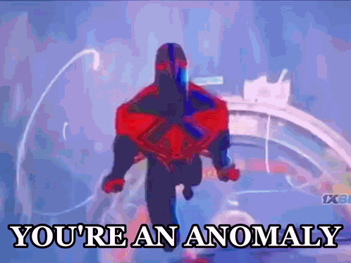Spider Man 2099 Youre A Mistake GIF - Spider Man 2099 Youre A Mistake Youre An Anomaly GIFs