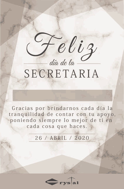 feliz dia de la secretaria ivonne hernandez c. gracias por brindarnos cada dia la tranquilidad de contar con tu apoyo