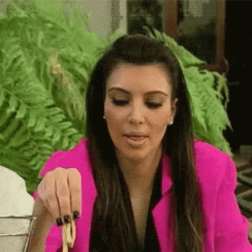 Kim Kardashian Eating GIF - Kim Kardashian Eating French Fries GIFs