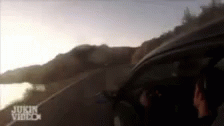 Car Crash Cliff GIF - Car Crash Cliff Fast GIFs