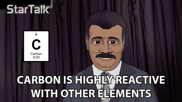 Carbon Is Highly Reactive With Other Elements Sensitive GIF - Carbon Is Highly Reactive With Other Elements Sensitive Responsive GIFs