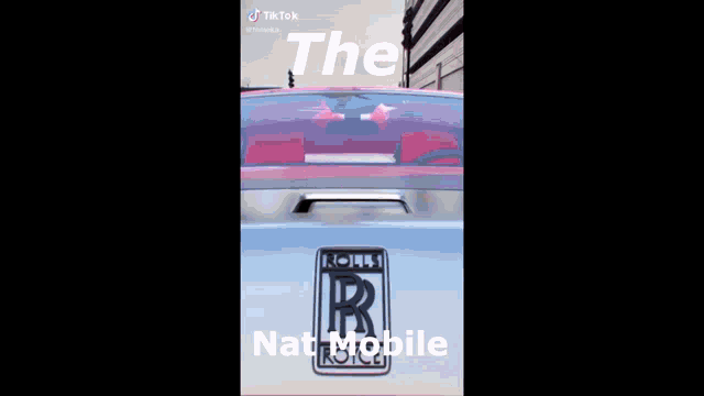 a tiktok video of a car with the words the nat mobile on the bottom