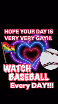 a sign that says hope your day is very very gay