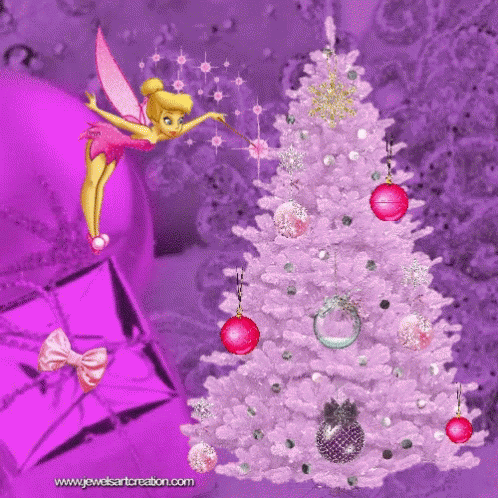 Tinkerbell Christmas GIF - Tinkerbell Christmas Christmastree GIFs