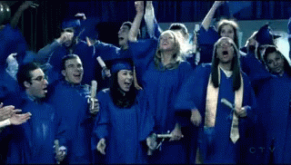 Degrassi GIF - Graduation Cap Toss GIFs