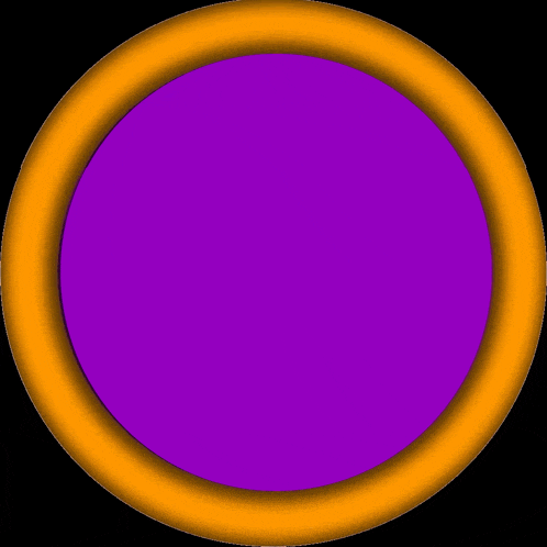 a purple circle with the word soir in yellow letters