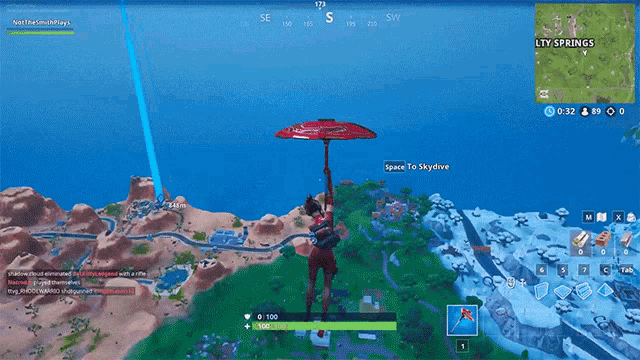 a screenshot of a video game called fortnite