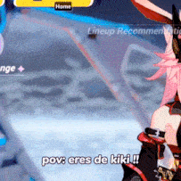 a screenshot of a video game that says pov eres de kiki !!