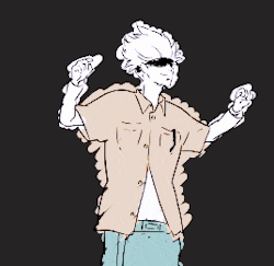 a black and white drawing of a person with their arms outstretched and a shirt on