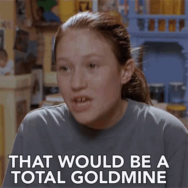 That Would Be A Total Goldmine Money Maker GIF - That Would Be A Total Goldmine Goldmine Money Maker GIFs