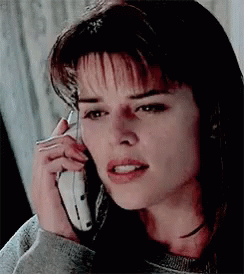 Neve Campbell Phone GIF - Neve Campbell Phone Scream GIFs