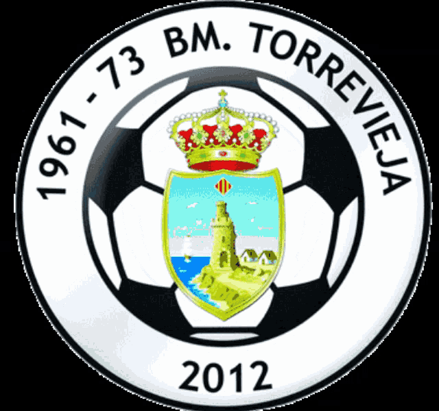 a soccer ball with a crown on it and the year 2012