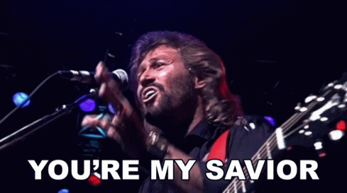 Youre My Savior Barry Gibb GIF - Youre My Savior Barry Gibb Bee Gees GIFs