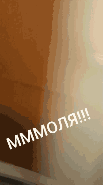 a close up of a sticker that says mmmola on it