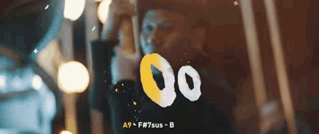 a man stands in front of a sign that says " 00 "