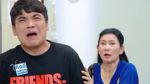 Guy With Black Shirt Crying GIF - Guy With Black Shirt Crying ไม่ GIFs