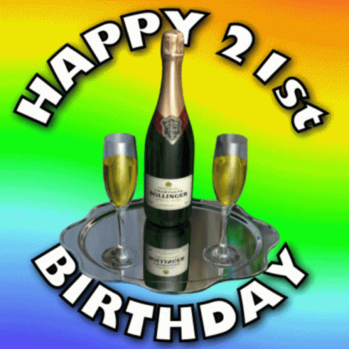Happy21st Birthday 21today GIF - Happy21st Birthday 21today 21st Birthday Party GIFs