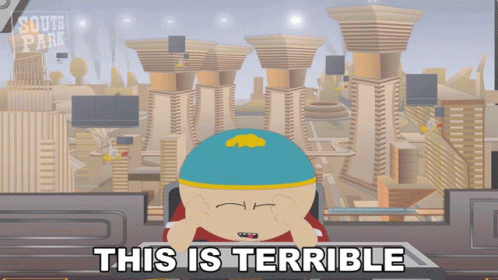 This Is Terrible Eric Cartman GIF - This Is Terrible Eric Cartman South Park GIFs