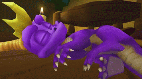 Spyro Sleep GIF - Spyro Sleep Spyro The Dragon GIFs