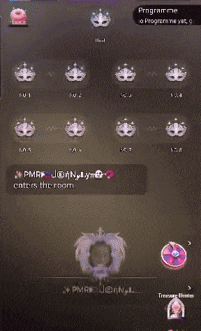 a pink circle with the name pmr joined in the middle