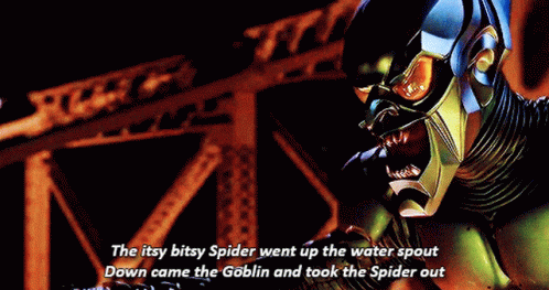 Spiderman Green Goblin GIF - Spiderman Green Goblin Spider GIFs