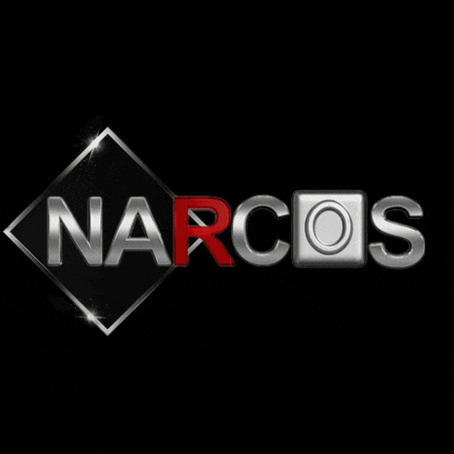a logo for narcos family has a diamond in the middle