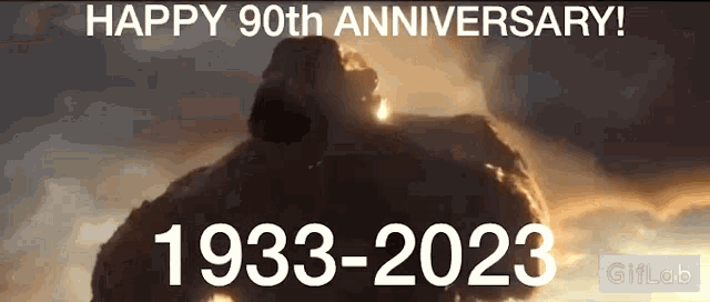 King Kong Happy90th Anniversary GIF - King Kong Happy90th Anniversary 90years Celebrating King Kong GIFs