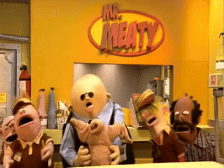 Mr Meaty Nickelodeon GIF - Mr Meaty Nickelodeon Puppets GIFs