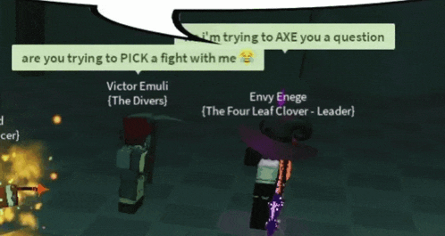 a screenshot of a video game with the words " are you trying to pick a fight with me "