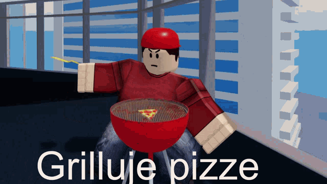 Grill Pizza GIF - Grill Pizza Arsenal Emote GIFs