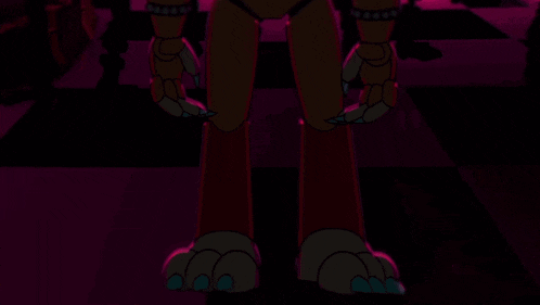 a cartoon of a teddy bear in a dark room
