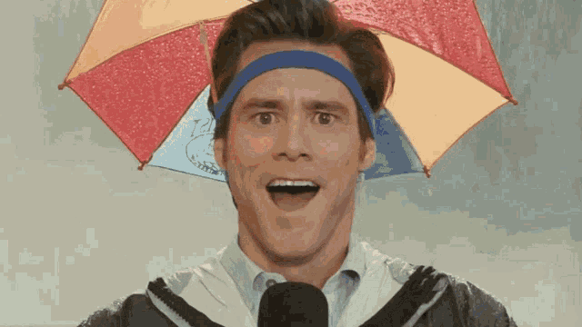 Jim Carrey Surprised GIF - Jim Carrey Surprised Raining GIFs