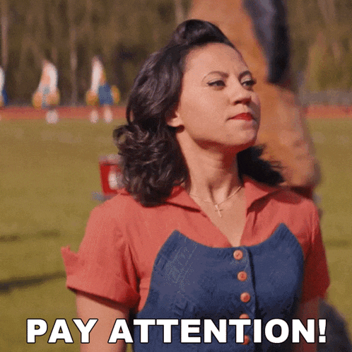 Pay Attention Olivia GIF - Pay Attention Olivia Grease Rise Of The Pink Ladies GIFs