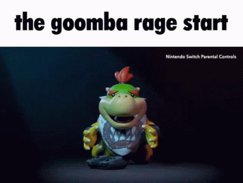 The Goomba Rage Start Subleaf GIF - The Goomba Rage Start Subleaf Subleaf Gaming GIFs