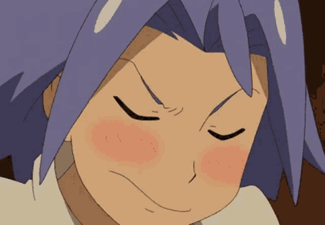 a close up of a person 's face with their eyes closed