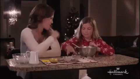 Cookie Cutter Christmas High Five GIF - Cookie Cutter Christmas High Five Erin Krakow GIFs