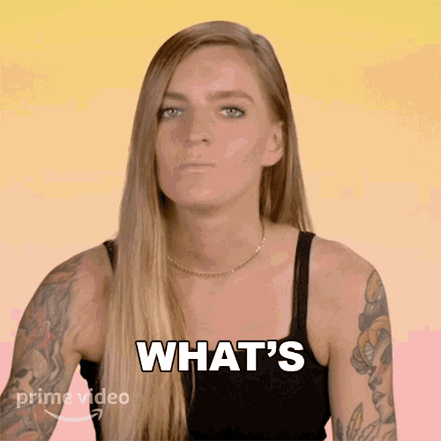 a woman says what 's in a prime video ad