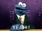Cookie Monster Yeah GIF - Cookie Monster Yeah Excited GIFs