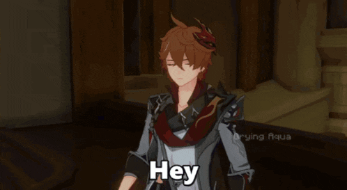 a cartoon character says that 's funny in front of a door