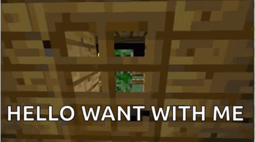 Minecraft Creeper GIF - Minecraft Creeper Hello Want With Me GIFs