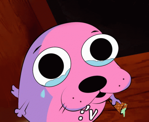 Courage The Cowardly Dog Crying GIF