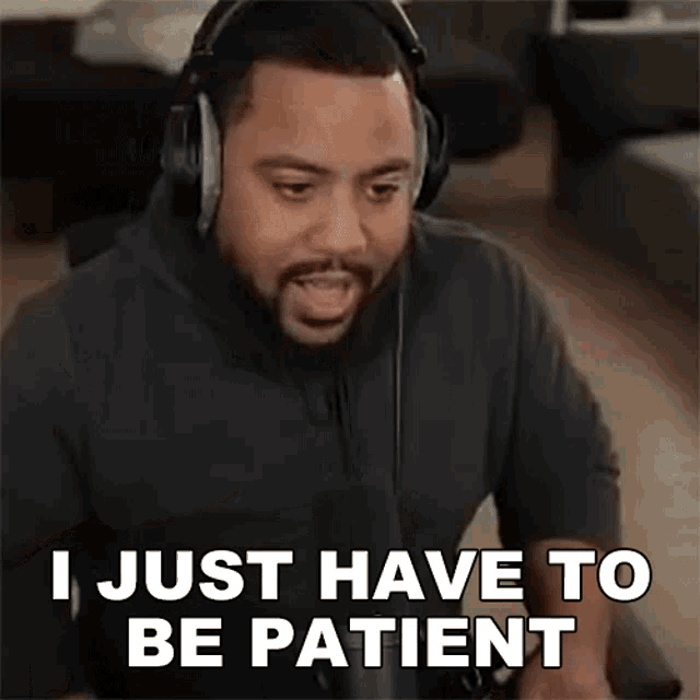 I Just Have To Be Patient Corey GIF - I Just Have To Be Patient Corey The Black Hokage GIFs