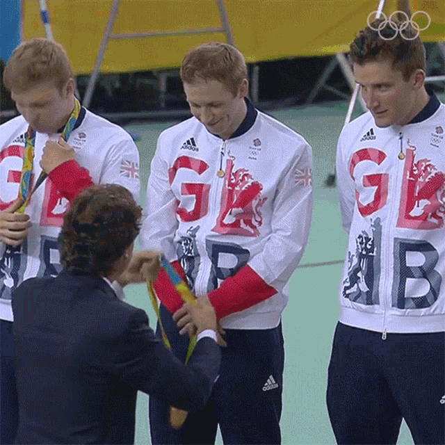 Gold Medal Team Britain GIF - Gold Medal Team Britain Congratulations GIFs